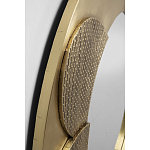 Зеркало золотое со вставками в виде геометрических фигур варинант исполнения - 4 | Loft Concept в Ростове-на-Дону