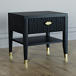 Прикроватная тумбочка с ящиком Elsa Dreams Black варинант исполнения - 1 | Loft Concept в Ростове-на-Дону