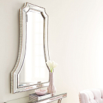 Зеркало в серебристой фигурной раме Silver Reflection варинант исполнения - 4 | Loft Concept в Ростове-на-Дону