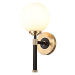 Бра с белым стеклянным плафоном в форме шара Cedar & Moss Light варинант исполнения - 1 | Loft Concept в Ростове-на-Дону