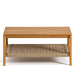 Стол журнальный для сада из акации Breathe Nature варинант исполнения - 2 | Loft Concept в Ростове-на-Дону