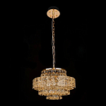 Люстра хрустальная в неоклассическом стиле на золотистом каркасе Majesty варинант исполнения - 2 | Loft Concept в Ростове-на-Дону