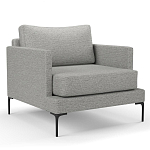 Мебельная ткань Шенилл серый цвет 138 см T4-29 варинант исполнения - 3 | Loft Concept в Ростове-на-Дону