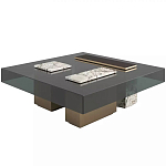 Дизайнерский журнальный стол с квадратной столешницей на 3-х ножках Oloha варинант исполнения - 1 | Loft Concept в Ростове-на-Дону