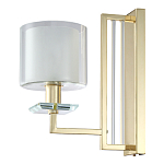 Бра с геометрическим каркасом из металла и цилиндрическим стеклянным плафоном Laurent варинант исполнения - 5 | Loft Concept в Ростове-на-Дону