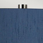 Настольная лампа с цилиндрическим абажуром и прозрачным стеклянным основанием Quintiesse варинант исполнения - 10 | Loft Concept в Ростове-на-Дону