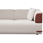 Трехместный диван Richmond с кожаной отделкой варинант исполнения - 5 | Loft Concept в Ростове-на-Дону