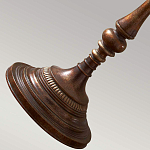 Торшер классического стиля цвета темная бронза с бежевым льяным абажуром Feiss варинант исполнения - 4 | Loft Concept в Ростове-на-Дону