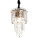 Подвесной хрустальный светильник Harmonica Crystal Gold Hanging Lamp варинант исполнения - 1 | Loft Concept в Ростове-на-Дону