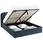 Двуспальная кровать с подъемным механизмом Mathise Bed Deep Blue варинант исполнения - 4 | Loft Concept в Ростове-на-Дону