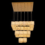 Люстра подвесная с квадратными плафонами из натурального камня Glowing Spheres варинант исполнения - 7 | Loft Concept в Ростове-на-Дону