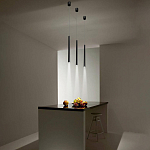 Подвсеной светильник светодиодный металлический цилиндрической формы Высота 100 см Trumpet tube варинант исполнения - 5 | Loft Concept в Ростове-на-Дону