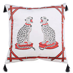 Декоративная подушка Стиль Gucci Two Cheetahs Cushion