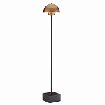 Торшер с куполообразным абажуром на чёрном мраморном основании Riverside Floor Lamp варинант исполнения - 2 | Loft Concept в Ростове-на-Дону
