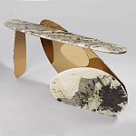 Консоль в виде овальных элементов Jinye console варинант исполнения - 2 | Loft Concept в Ростове-на-Дону