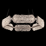 Люстра кольцевая с текстурным природным рисунком IceFlame варинант исполнения - 7 | Loft Concept в Ростове-на-Дону