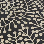 Подушка декоративная черного цвета Blossom Essence Grace варинант исполнения - 4 | Loft Concept в Ростове-на-Дону