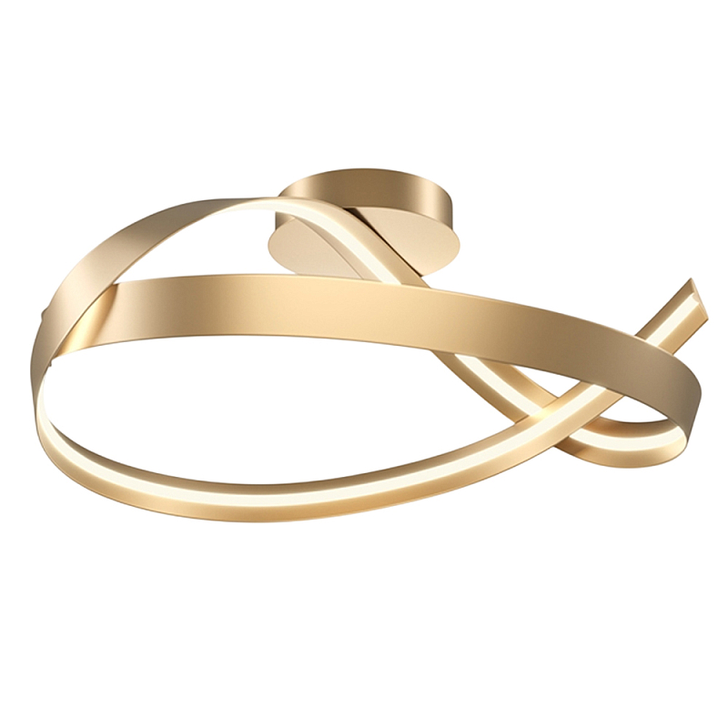 Потолочный светильник Plons 3000К 34Вт Латунь Белый в Ростове-на-Дону | Loft Concept 