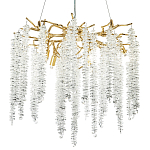 Люстра с декором в виде ветвей с хрустальными подвесками Fairytree Gold Crystal Chandelier 6 варинант исполнения - 1 | Loft Concept в Ростове-на-Дону