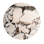 Столик журнальный с круглой мраморной столешницей Unique Stone Design варинант исполнения - 2 | Loft Concept в Ростове-на-Дону