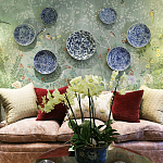 Обои ручная роспись Temple Newsam Mercury Grey варинант исполнения - 4 | Loft Concept в Ростове-на-Дону