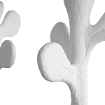 Люстра с белым каркасом и тканевыми абажурами Natural Stems варинант исполнения - 2 | Loft Concept в Ростове-на-Дону