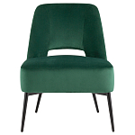 Мягкое кресло в зеленом велюре ALBA варинант исполнения - 2 | Loft Concept в Ростове-на-Дону