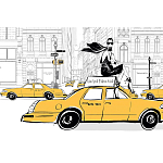 Megan Hess. New york: through a fashion eye варинант исполнения - 4 | Loft Concept в Ростове-на-Дону