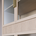 Витрина Primo со стеклянными фасадами и 2 ящиками Светлый дуб варинант исполнения - 6 | Loft Concept в Ростове-на-Дону