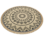 Ковер круглый из комбинированного состава Fantasy варинант исполнения - 3 | Loft Concept в Ростове-на-Дону