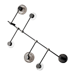 Бра с 5-ю плафонами разного диаметра и цвета Polyhedron варинант исполнения - 2 | Loft Concept в Ростове-на-Дону