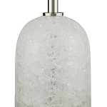 Настольная лампа с высоким тканевым абажуром Cracked Base варинант исполнения - 1 | Loft Concept в Ростове-на-Дону