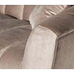 Диван трехместный велюровый серый Island of Comfort варинант исполнения - 3 | Loft Concept в Ростове-на-Дону