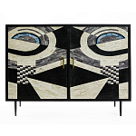 Буфет в гостиную с инкрустацией  Bone Inlay sideboard - 2 doors варинант исполнения - 1 | Loft Concept в Ростове-на-Дону