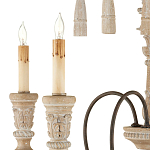 Люстра с состаренными резными элементами Big Graceful Profile варинант исполнения - 1 | Loft Concept в Ростове-на-Дону