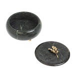 Шкатулка круглая из натурального камня змеевик Stone Casket варинант исполнения - 4 | Loft Concept в Ростове-на-Дону