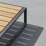 Шезлонг на металлическом каркасе с регулируемой спинкой GUELL Sunbed варинант исполнения - 5 | Loft Concept в Ростове-на-Дону