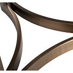 Столик журнальный с круглой мраморной столешницей Unique Stone Design варинант исполнения - 5 | Loft Concept в Ростове-на-Дону