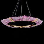 Люстра в форме кольца розовая Warm Pink Light варинант исполнения - 2 | Loft Concept в Ростове-на-Дону
