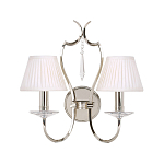 Бра с 2-мя лампами и подвеской из прозрачного стекла Elstead Lighting варинант исполнения - 2 | Loft Concept в Ростове-на-Дону