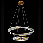 Люстра подвесная из 2-х колец Round Air Chandelier варинант исполнения - 1 | Loft Concept в Ростове-на-Дону