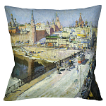 Подушка декоративная Москворецкий мост Impressionism in Art варинант исполнения - 1 | Loft Concept в Ростове-на-Дону