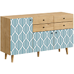 Буфет с принтом на дверцах Elise Cupboard варинант исполнения - 7 | Loft Concept в Ростове-на-Дону