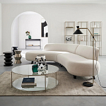 Приставной стол из сплава алюминия Solaris варинант исполнения - 3 | Loft Concept в Ростове-на-Дону