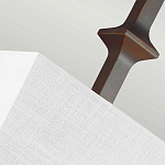 Бра бронзового цвета с полукруглым матовым стеклянным плафоном в геометрическом каркасе Feiss варинант исполнения - 6 | Loft Concept в Ростове-на-Дону