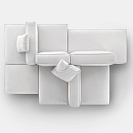 Модульный диван трансформер Harn в стиле минимализм  варинант исполнения - 2 | Loft Concept в Ростове-на-Дону