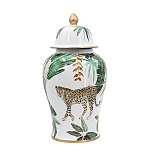 Ваза из фарфора с ручной росписью Leopard Collection  варинант исполнения - 3 | Loft Concept в Ростове-на-Дону