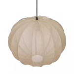 Подвесной светильник с бежевым тканевым абажуром Modern Textured Table Lamp варинант исполнения - 3 | Loft Concept в Ростове-на-Дону