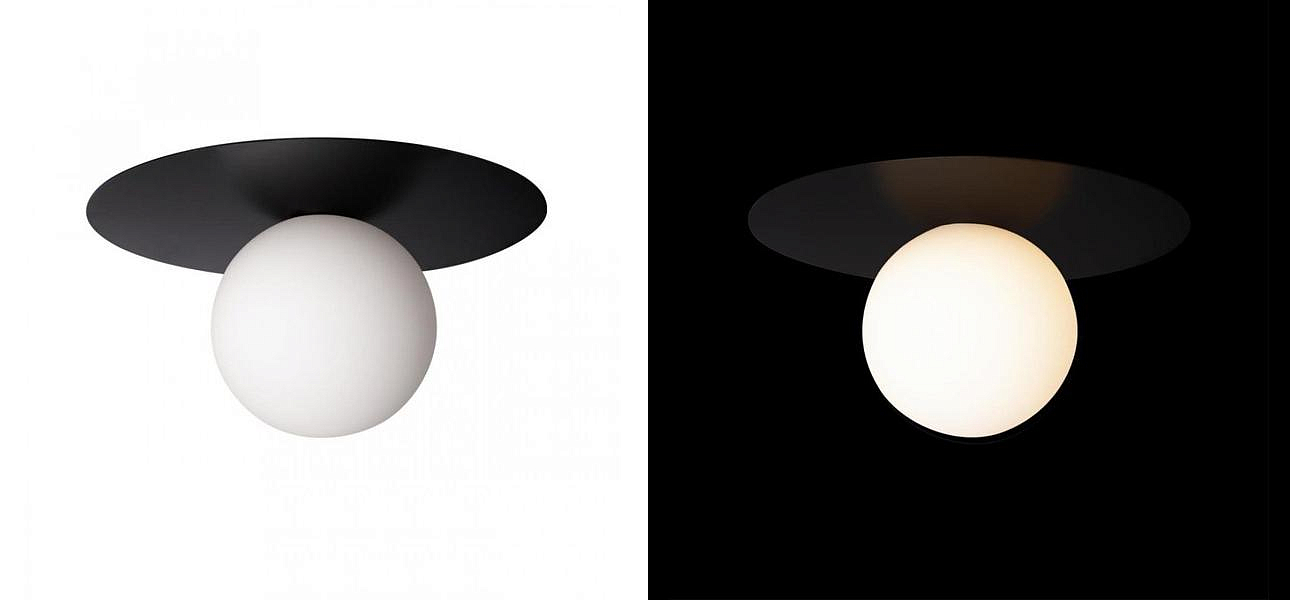Светильник потолочный MATISSE Black 25 см Светильник потолочный MATISSE Black 25 см - Loft-Concept в Ростове-на-Дону
