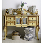 Комод деревянный Illustration of flowers варинант исполнения - 7 | Loft Concept в Ростове-на-Дону